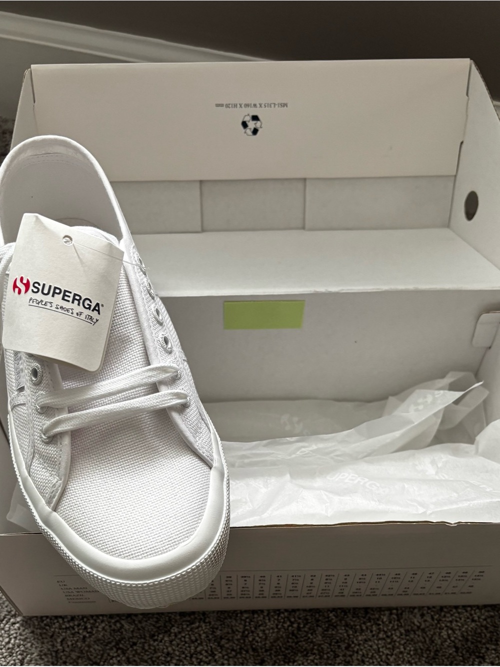 Superga White Women's Classic Canvas Slip-On Sneaker